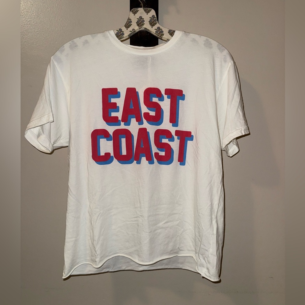 NWT Anthropologie Retrobrand East Coast Graphic Tee,Size-Small